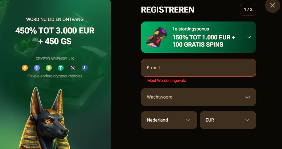 amunbet casino registratie